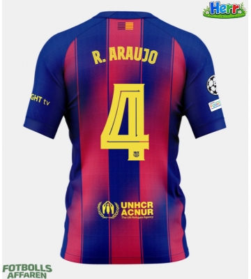 Barcelona Ronald Araujo #4 Hemmatröja 2025-26 Kortärmad
